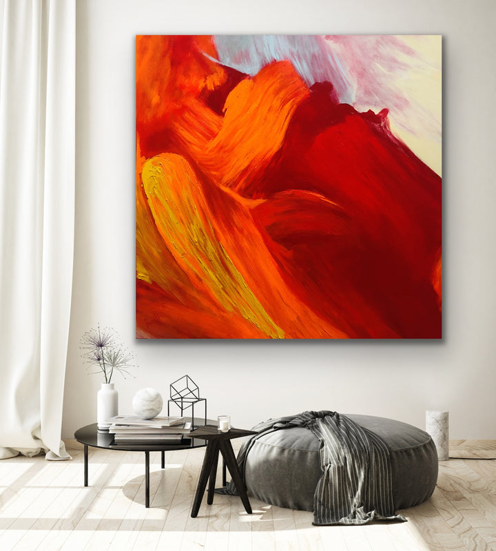 Attractive- 48x48 - Abstract painting, Modern Art, Wall art, Canvas painting, Framed art, Minimalist art