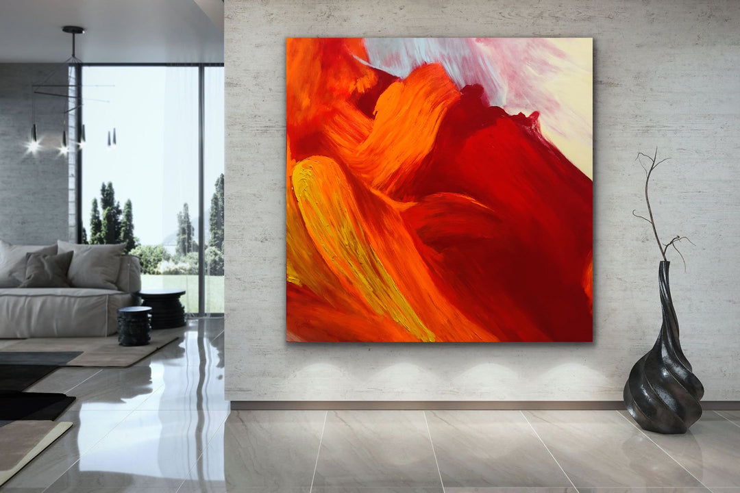 Attractive- 48x48 - Abstract painting, Modern Art, Wall art, Canvas painting, Framed art, Minimalist art
