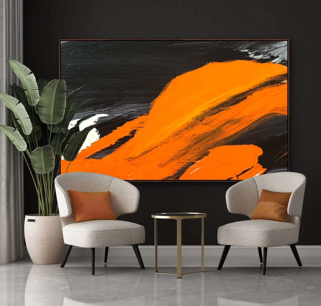 minimal black art, home wall art Radiant  - Preethi Arts