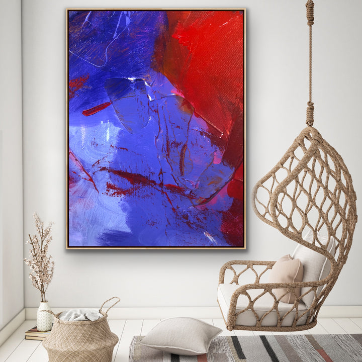 Let it go  - Abstract Painting, Minimalist Art, Framed art Wall Art, Modern art