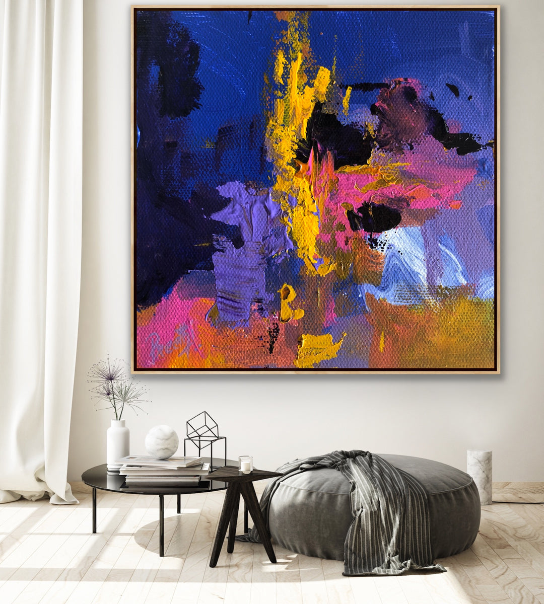 Hope - Custom Art - Abstract painting, Minimalist Art, Framed painting, Wall Art, Wall Decor, Large painting, Local Artist