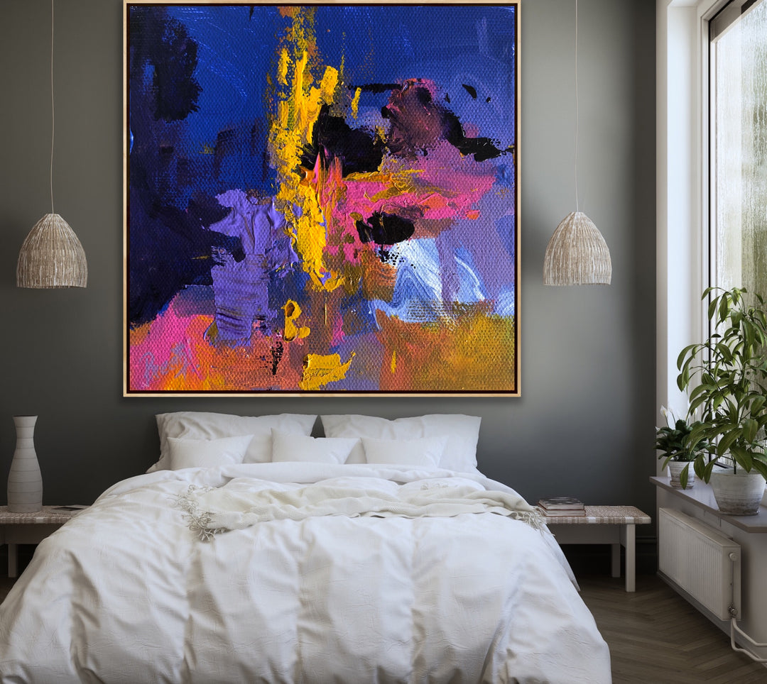 Hope - Custom Art - Abstract painting, Minimalist Art, Framed painting, Wall Art, Wall Decor, Large painting, Local Artist