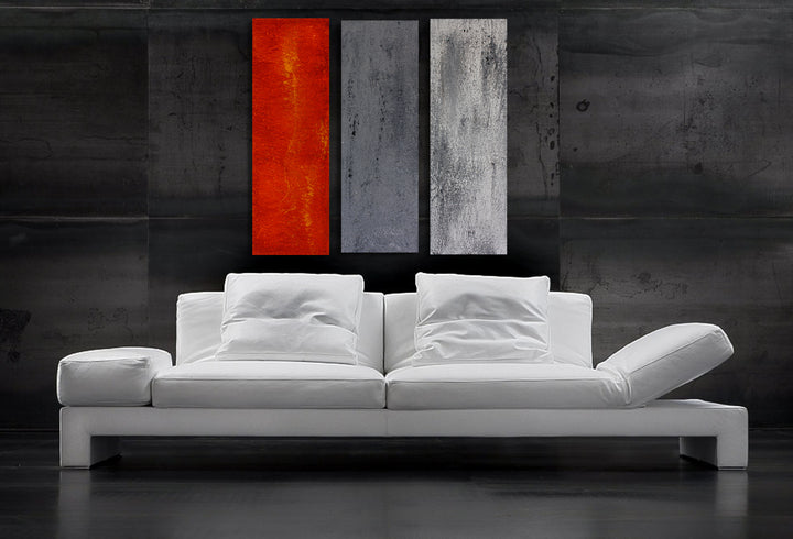 Thunderbolt - 36x36 - Original Contemporary Modern Abstract Paintings by Abstract painting, Modern Art, Wall art, Canvas painting, Framed art, Minimalist art