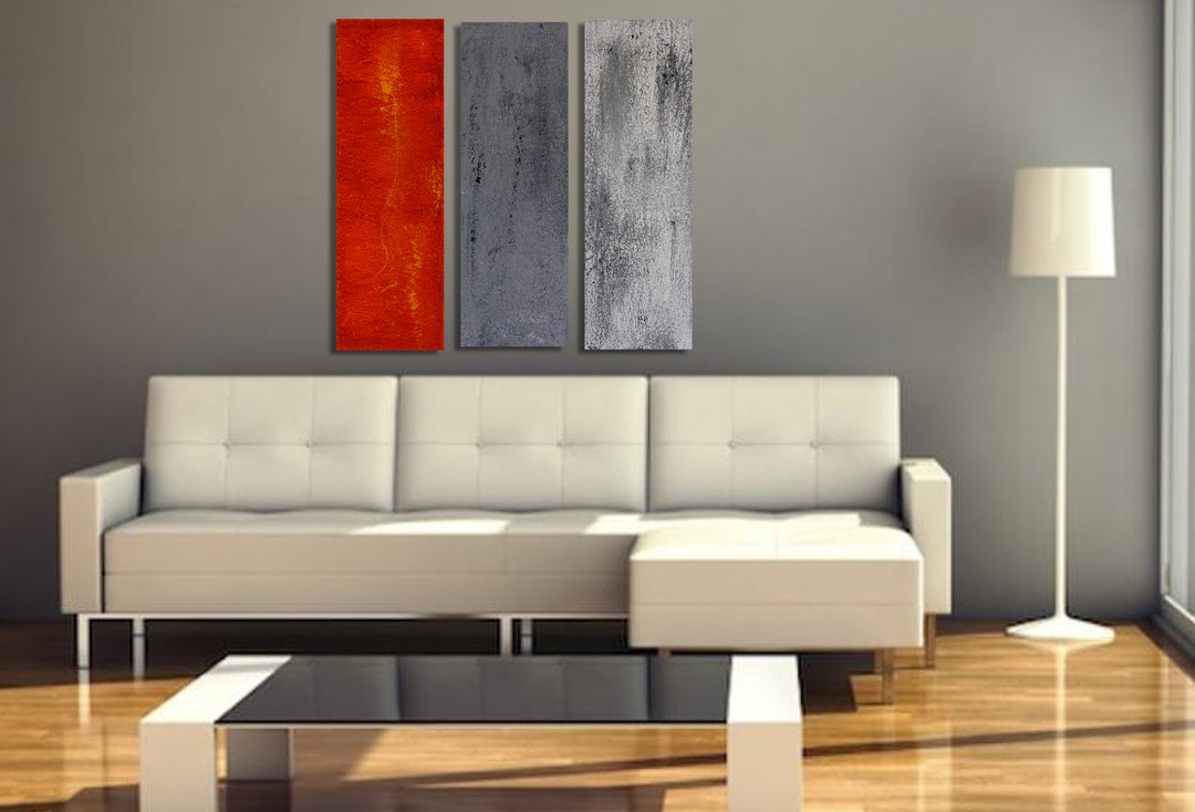 Thunderbolt - 36x36 - Original Contemporary Modern Abstract Paintings by Abstract painting, Modern Art, Wall art, Canvas painting, Framed art, Minimalist art
