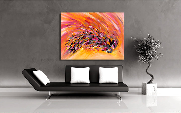 Surprise Party - 40x30 - Original Contemporary Modern Abstract Paintings by Preethi Arts
